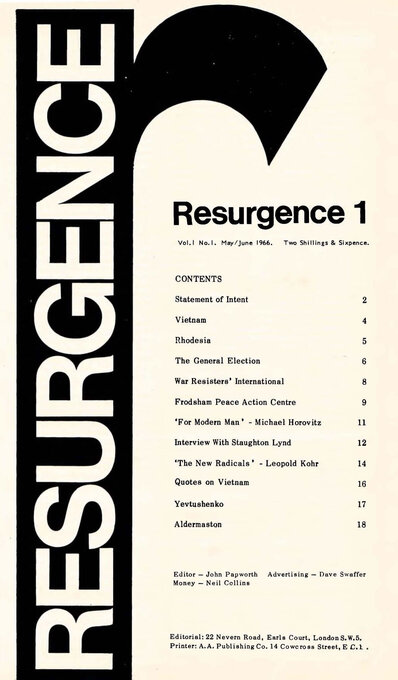 resurgence 001 1966 05